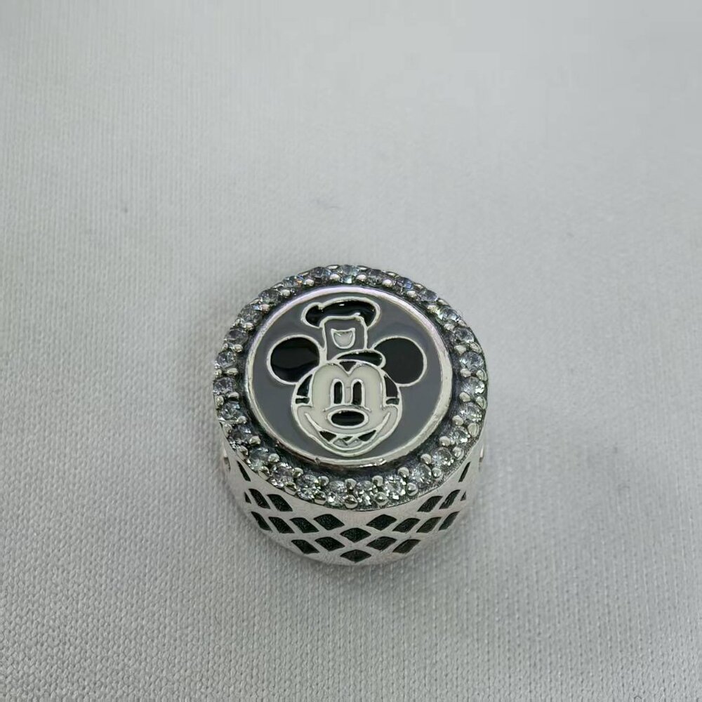 Pandora Disney Charm Steamboat Willie  Charm Pendant, S925 Silver Jewelry